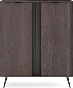 Komoda Wysoka Veris B Dub Dunin + Čierna