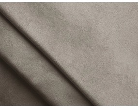 Béžová zamatová modulárna rohová pohovka (ľavý roh) Lokua – Makamii