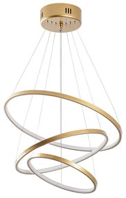 LED závesné svietidlo v zlatej farbe ø 50 cm Simit – Opviq lights