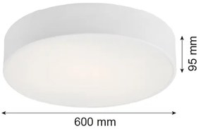 Argon 2082 - Stropné svietidlo DARLING 5xE27/15W/230V pr. 60 cm biela