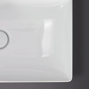 DURAVIT DuraSquare umývadlo do nábytku Compact, bez otvoru, bez prepadu, 500 x 400 mm, biela, 2356500070