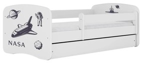 Dětská postel Babydreams Nasa bílá