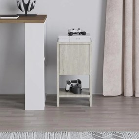 Nočný stolík Houseland EMA travertín