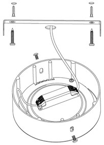 Eglo 96669 - LED RGBW Stmievateľné stropné svietidlo FUEVA-C LED/15,6W/230V BT
