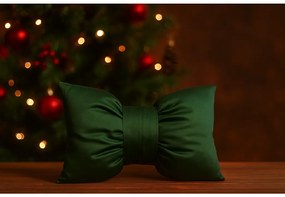 INTERMEDIC SK Dekoračný vankúš Mašľa zelená Veľkosť: 40x30 cm