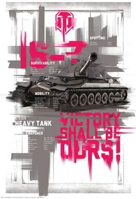 Plagát, Obraz - World of Tanks - Heavy Tank