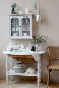 Porcelánová šálka s tanierikom s čipkou Provence lace - 9cm / 0.18L