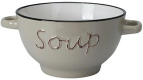 Kameninová miska na polievku Soup 650 ml béžová