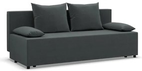 Dvojmiestna pohovka FERMO Kronos rozkladacia, tmavosivá