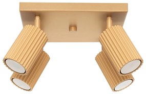 Bodové svietidlo v zlatej farbe 25x25 cm Gleam – Sollux