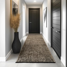Ayyildiz, Kusový koberec Space 1900 brown, 240x340, hnedá, chodba / predsieň