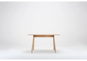 Jedálenský stôl z dubového dreva Gazzda Ava, 140 x 90 cm