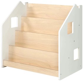 Montessori detská knižnica – biela