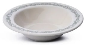 24-dielna jedálenská súprava biela/zelená/porcelán