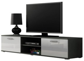 TV stolík 180 Boho B3, Farby: dub lefkas / dub lefkas + čierna