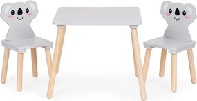 Stôl stôl +2 stoličky detský nábytok set koala