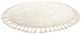 Dywany Łuszczów AKCIA: 160x160 (průměr) kruh cm Kusový koberec Berber 9000 cream kruh - 160x160 (priemer) kruh cm