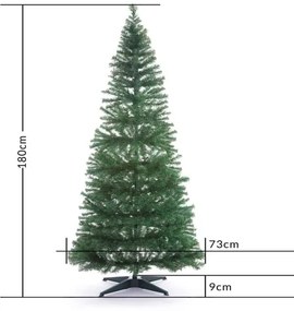 Výsuvný vianočný stromček 180cm vrátane ozdôb na stromček