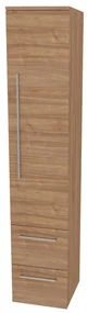 Mereo, Mereo Bino, kúpeľňová skrinka vysoká 163 cm, pravá, Multidecor, Light Select Walnut, MER-CN698LSW1