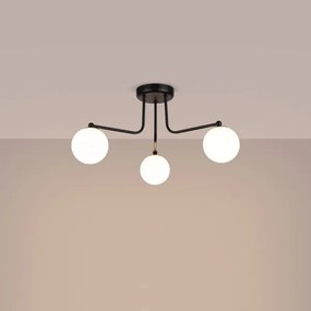 Sollux SL.1662 - Luster na tyči ASTRAL 3xG9/8W/230V čierna