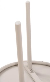 Konferenčný stolík Berea - v40 x Ø50 cm - Svetlo sivá