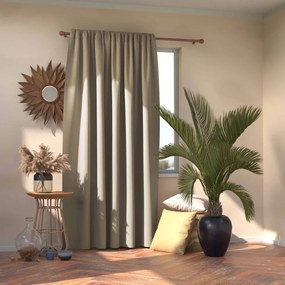 Zatemňovací termo záves taupe 140x270 cm Pleat – Restilo