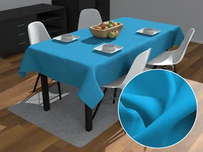 Biante Dekoračný obdĺžnikový obrus Rongo RG-073 Modrý 100x160 cm