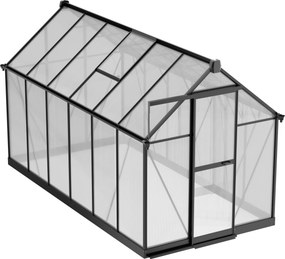 Skleník 210 x 183 x 360 cm, zosilnená konštrukcia, polykarbonát 6 mm