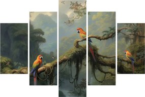 Obraz - Tropický les (150x105 cm)