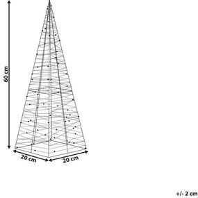 Vianočný stromček 60 cm Puky (strieborná). Vlastná spoľahlivá doprava až k Vám domov. 1082042