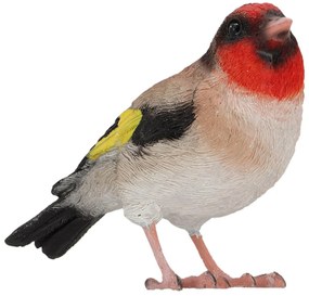 Záhradná figúrka z polyesterovej živice Bird, 12x8,5 cm, viacfarebná