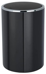 WENKO 22558100 - Kôš INCA 18,5x25,5 cm čierna/lesk. chróm