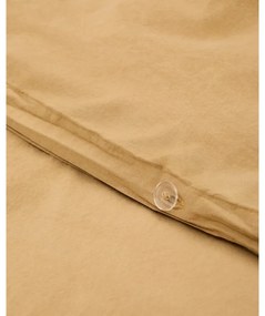 Obliečky na dvojlôžko/predĺžené z bavlneného perkálu v horčicovej farbe 260x240 cm Sifinia – Kave Home