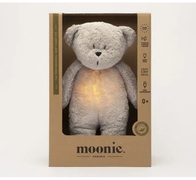 Moonie - Uspávadlo s melódiou a svetlom medvedík 2.0 organic grey