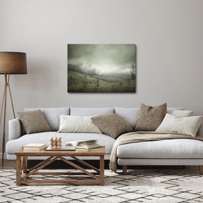 Obraz krajiny pred búrku (70x50 cm)