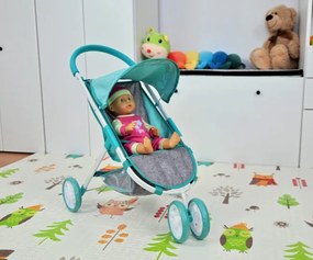 Kočík pre bábiky Susie Prestige mätový