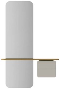 Predsieňová zostava v dekore duba v bielo-prírodnej farbe One More Look – UMAGE