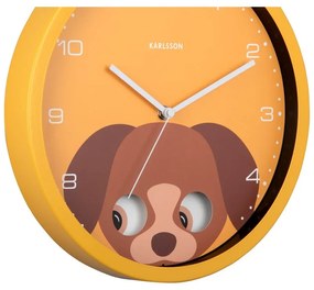 Detské hodiny ø 31 cm Peekaboo Dog – Karlsson