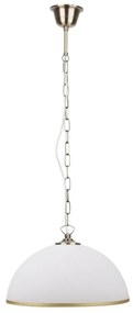 Candellux Luster na reťazi SUGAR 1xE27/60W/230V biela/zlatá 31-77752