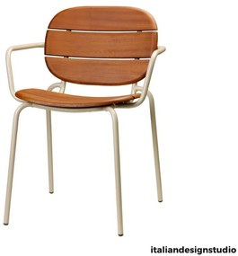 Scab Design Si-Si armchair wood 2514