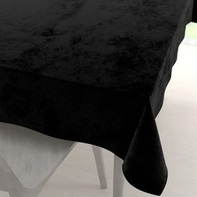 Biante Zamatový obdĺžnikový obrus Velvet Premium SVP-041 Čierny 140x200 cm