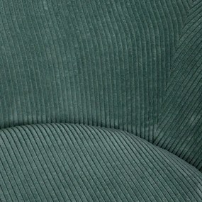 Otočné kreslo LUNAIRE zelené TEDDY BOUCLÉ 872155