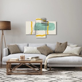 Obraz - Abstraktné listy N⁰2 (90x60 cm)