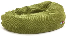 Mega Sako – veľký sedací vak z manšestru, 135 cm výška, 340 l výplň, prispôsobivý tvar, na relax aj prácu, dostupný vo farbách Farba: SZ20 - zelený