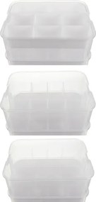 KRUZZEL Box na stavebnicu s 3 úrovňami - organizér na hračky - Kruzzel
