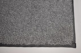 Lano, Kusový koberec Supersoft s bordurou 840 sv. šedý, 200x290, šedá, chodba / predsieň