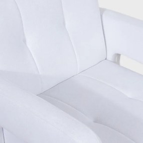 Kreslo PELLE biele 737763