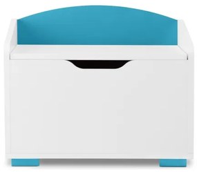 Detský úložný kontajner PABIS 50x60 cm biela/modrá