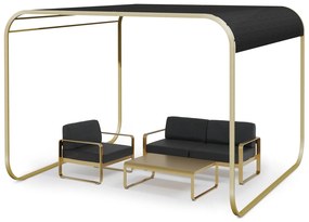 Blumfeldt Orleans, pergola, 300 x 220 x 300 cm, posuvná strecha, ochrana pred UV žiarením 50+, ľahký