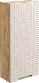 Comad Kúpeľňová skrinka závesná horná Luxor Beige 35 béžová/dub olejovaný
